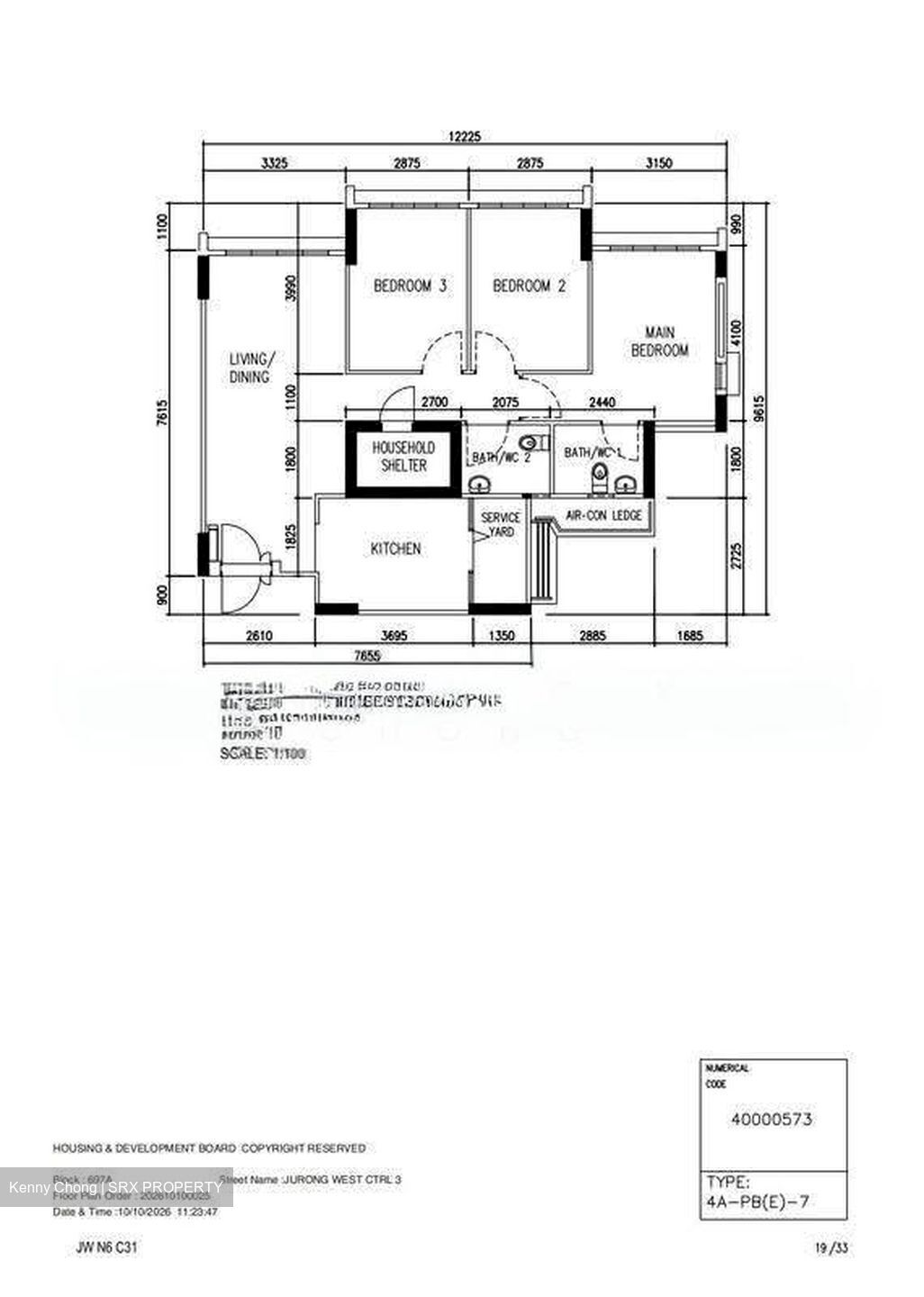 Blk 697A Jurong West Blossom (Jurong West), HDB 4 Rooms #631071011